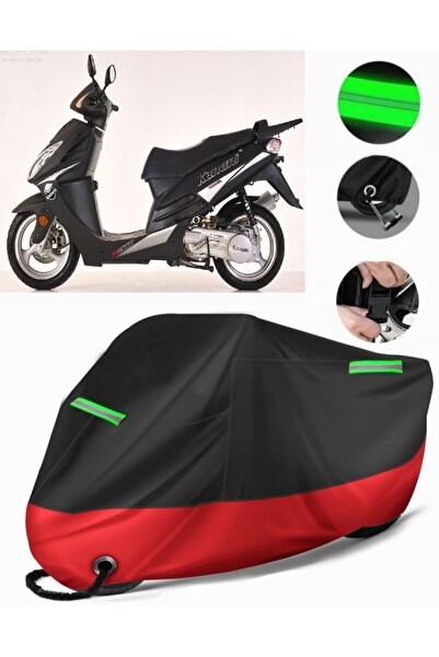 MotoEN Kanuni Rokko 150 Compatible Premium Motorcycle Tarpaulin (Lock Compati...