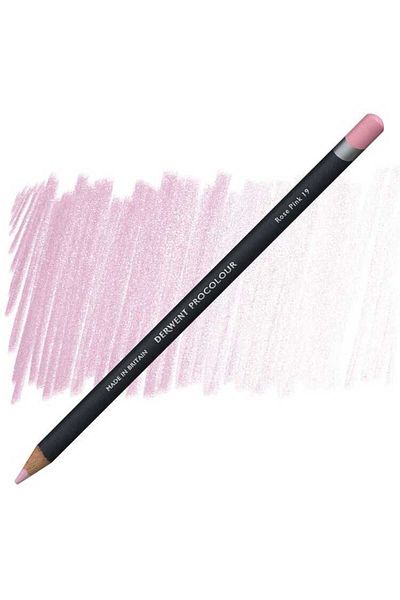 Derwent Procolour Dry Crayons 19 Rose Pink Model