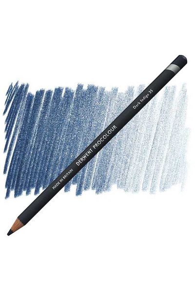 Derwent Procolour Dry Crayons 35 Dark Indigo