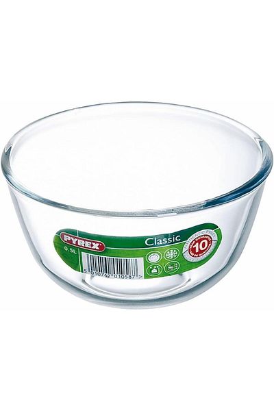 Pyrex وعاء زجاجي 500 مل، شفاف