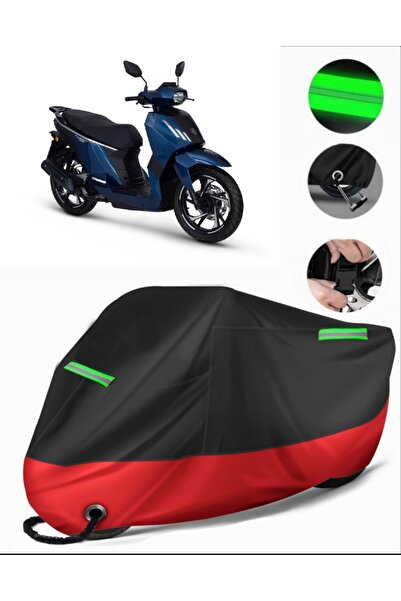 MotoEN Peugeot Tweet 200 Compatible Premium Motorcycle Tarpaulin (Lock Compat...