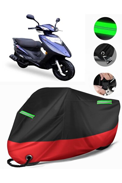 MotoEN Stmax Lindy 50 Compatible Premium Motorcycle Tarpaulin (Lock Compatibl...