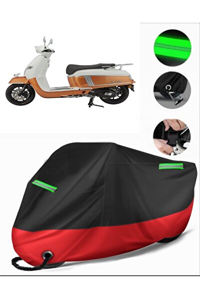 MotoEN Mondial 125 Road Boy Compatible Premium Motorcycle Tarpaulin (Lock Com...