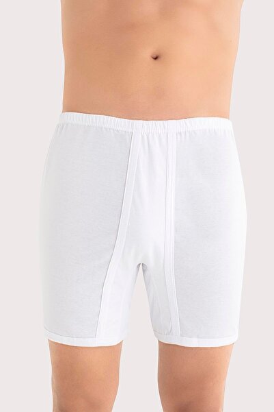 Arma Yıldız Ανδρικό εσώρουχο μεγάλου μεγέθους Boxer 2 Pack Λευκό 100% βαμβάκι