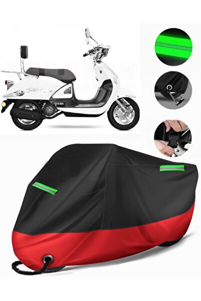 MotoEN Yuki Zn-100T-E5 Legend Compatible Premium Motorcycle Tarpaulin (Lock C...