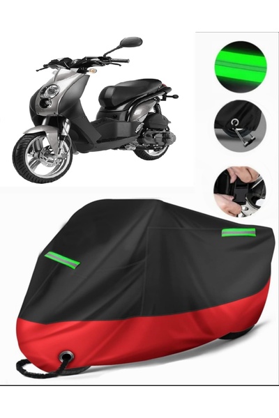 MotoEN Peugeot Ludix 50 Compatible Premium Motorcycle Tarpaulin (Lock Compati...