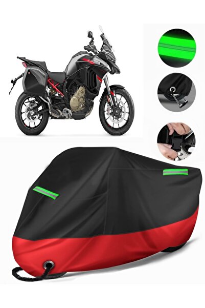 MotoEN Ducati Multistrada V4 Rally Compatible Premium Motorcycle Tarpaulin (L...