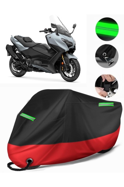 MotoEN Yamaha 2025 TMAX Tech MAX متوافق مع القماش المشمع للدراجات النارية (مت...