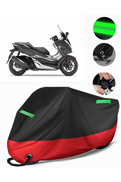 MotoEN Honda Nss300 Forza Compatible Premium Motorcycle Tarpaulin (Lock Compa...