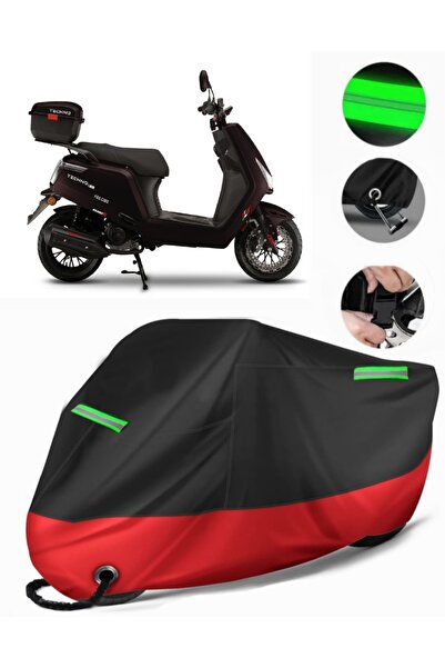 MotoEN Falcon Techno 125 Efi Compatible Premium Motorcycle Tarpaulin (Lock Co...