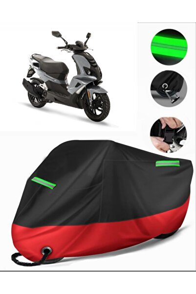 MotoEN Peugeot Speedfight 4 Compatible Premium Motorcycle Tarpaulin (Lock Com...
