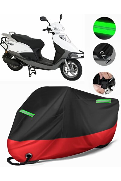 MotoEN Abush Speedy 110I Compatible Premium Motorcycle Tarpaulin (Lock Compat...