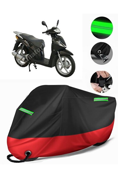 MotoEN Asian as 150 t 6A Compatible Premium Motorcycle Tarpaulin (Lock Compat...