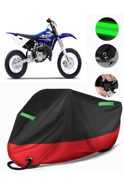 MotoEN Yamaha Yz 80 Compatible Premium Motorcycle Tarpaulin (Lock Compatible)...