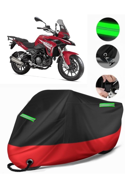 MotoEN قماش القنب الممتاز المتوافق مع Benelli TRK 251 للدراجات النارية (متواف...