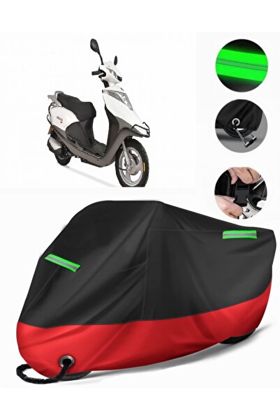 MotoEN Arora Alfa 110 Compatible Premium Motorcycle Tarpaulin (Lock Compatibl...