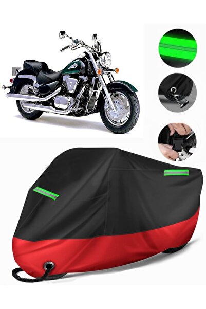 MotoEN سوزوكي VL 1500 Intruder متوافق مع القماش المشمع للدراجات النارية (متوا...