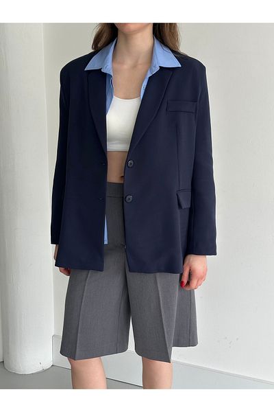 Laluvia Тъмносиньо сако Washington Blazer - 7318