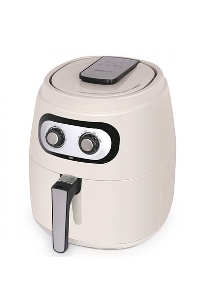 ALSAIF Electric Air Healthey Fryer With Timer to Fry, Bake, Grill, Roast Or Reheat, Size 9L, 1800W Grey