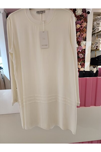 FUAT GÜRSEN Fuat Gürsen Women's Ecru Underwear Tunic