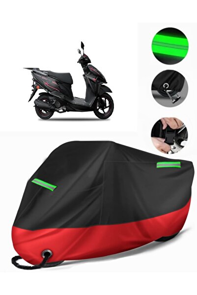 MotoEN Yuki Crypto 125 Compatible Premium Motorcycle Tarpaulin (Lock Compatib...