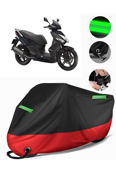 MotoEN Kymco Agility 16+ 150 Compatible Premium Motorcycle Tarpaulin (Lock Co...
