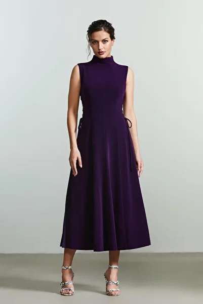 femi9 Velvet A-line dress