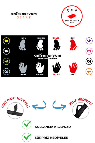 ANTRENORYUM Basketbol Antrenman Matı, Futbol Antrenman Ekipmanı, Spor Ve Eğitim Matı