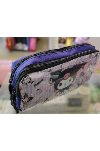 bundle island Truc pentru creion pentru copii, cu două compartimente, cu figu...