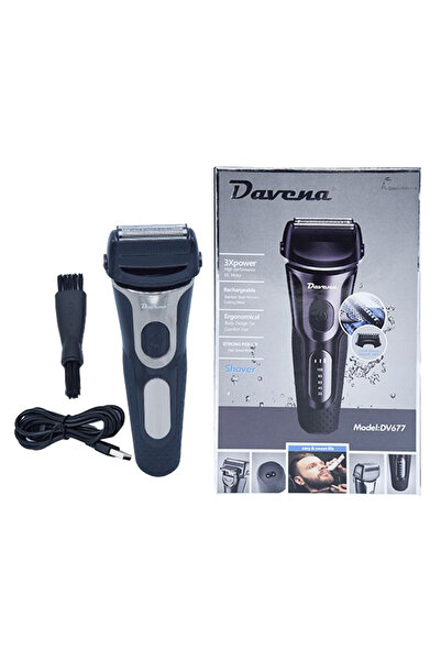 Davena ماكينة حلاقة وتقويم الشعر - فضي