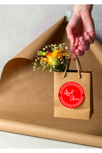 NEON Dijital Baskı Merkezi 250 ملصقًا أو ملصقًا لحسن الحظ مقاس 4.5 × 4.5 سم