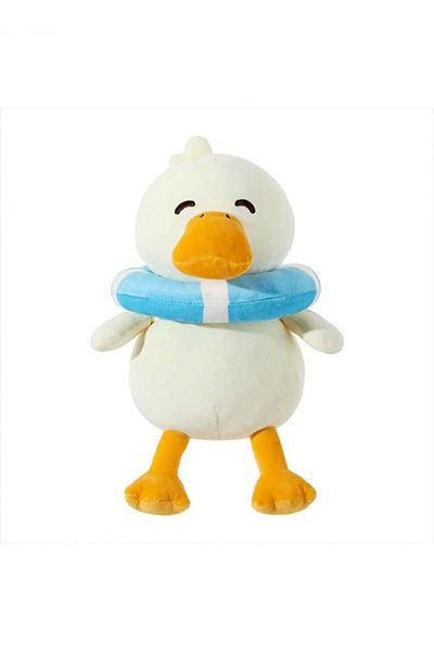 Miniso Diving Duck Series Stuffed Duck with Swim Ring - 24cm