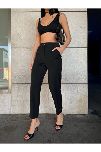 HSNGIYIM PAÇA DÜĞME DETAY PANTOLON