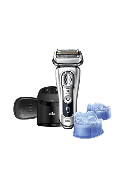 Braun Electric Shaver with SmartCare Center Series 9 9390cc - Silver