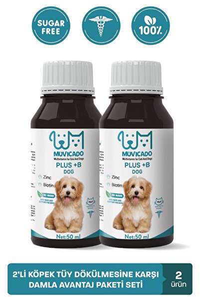 muvicado Poodle Köpekler Için Tüy Sağlığı Damlası Köpek Vitamini Biyotin Multivitamin Çinko