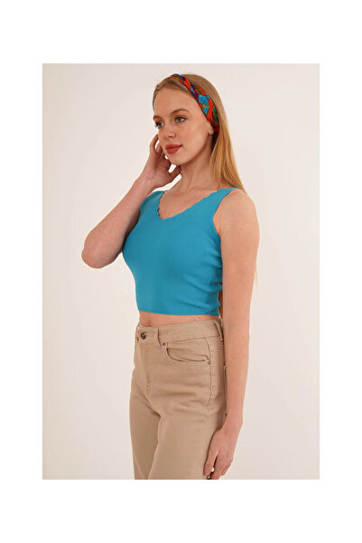 Cotton Mood 23256336 Knitwear Ladder Collar Athlete BLUE