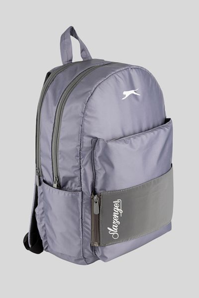 Slazenger Rucsac de școală cu fermoar cu mai multe compartimente, imprimat pentru copii