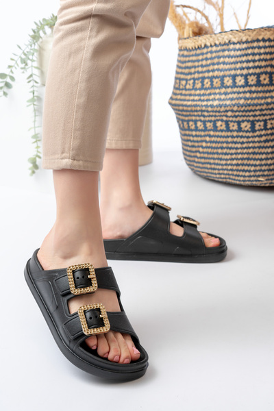 Slipcat Γυναικείες παντόφλες με σφήνα τακούνι Ορθοπεδικές καθημερινές παντόφλες Κομψές άνετες παντόφλες