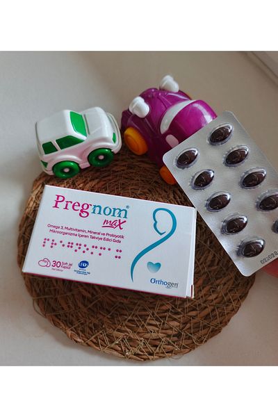 Heritage Home Pregnom 30 Capsules - Omega Multivitamin Mineral Probiotic