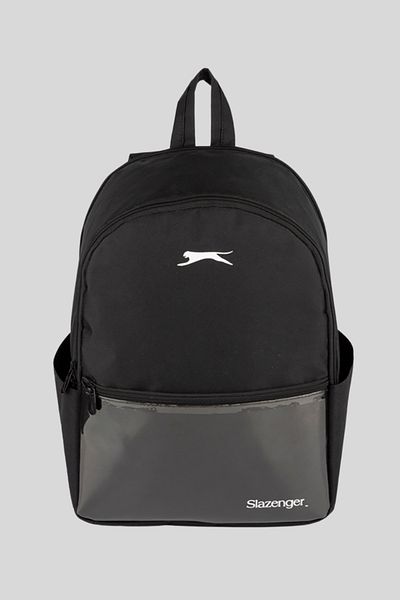 Slazenger Rucsac de școală cu fermoar cu mai multe compartimente, imprimat pentru copii