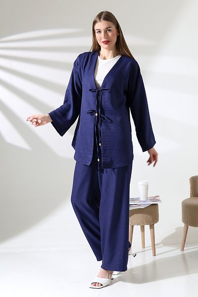 ensade Woven Double Set - Lace-Up
