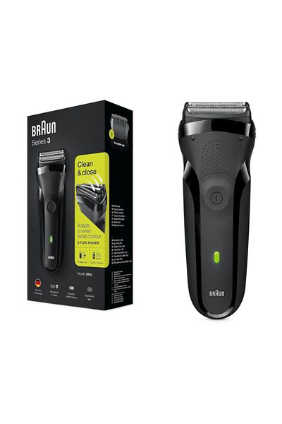 Braun Electric Shaver Clean and Close Series 3 300s - Black