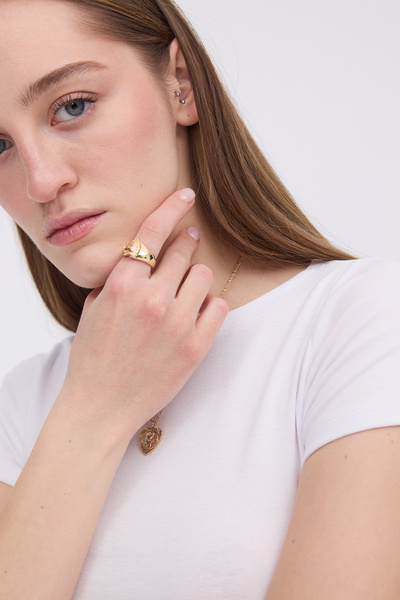 Addax Μπλουζάκι Modal με κοντό μανίκι P4298