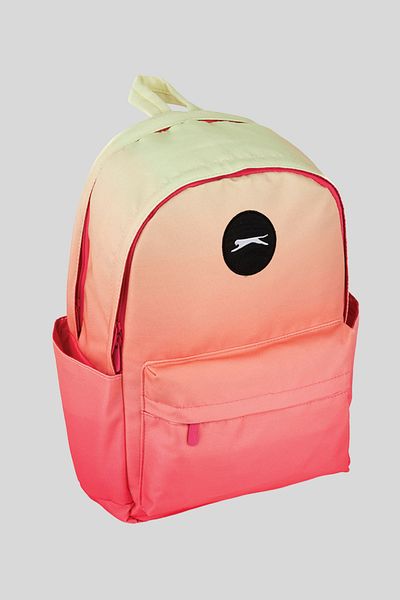 Slazenger Rucsac de școală cu fermoar cu mai multe compartimente, imprimat pentru copii