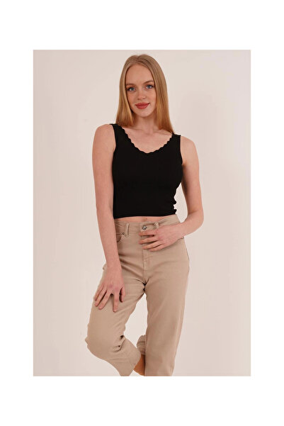 Cotton Mood 23256336 Knitwear Ladder Collar Athlete BLACK