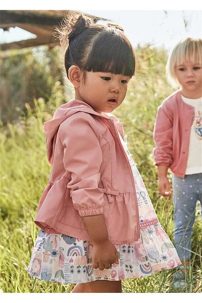 MAYORAL Baby Girl Hooded Raincoat Windbreaker 1465