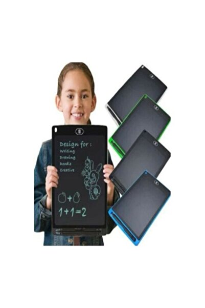 ETT Tablet Lcd 8.5 Inç Dijital Kalemli Çizim Yazı Tahtası Grafik Not Yazma Eğitim Tableti