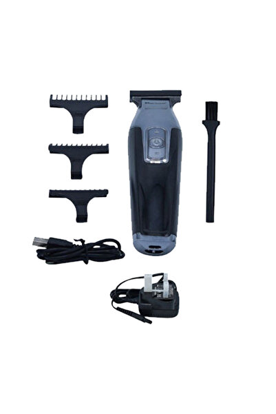 Davena ماكينة قص الشعر والحلاقة مع شاشة رقمية - أسود فضي