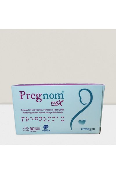 Heritage Home Pregnom 30 Capsules - Omega Multivitamin Mineral Probiotic