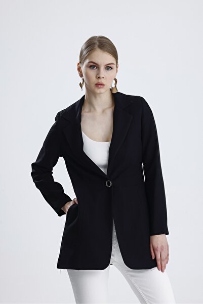 Fovere Дамско яке с копчета и панделка